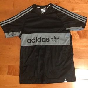 Black and Grey adidas Jersey
